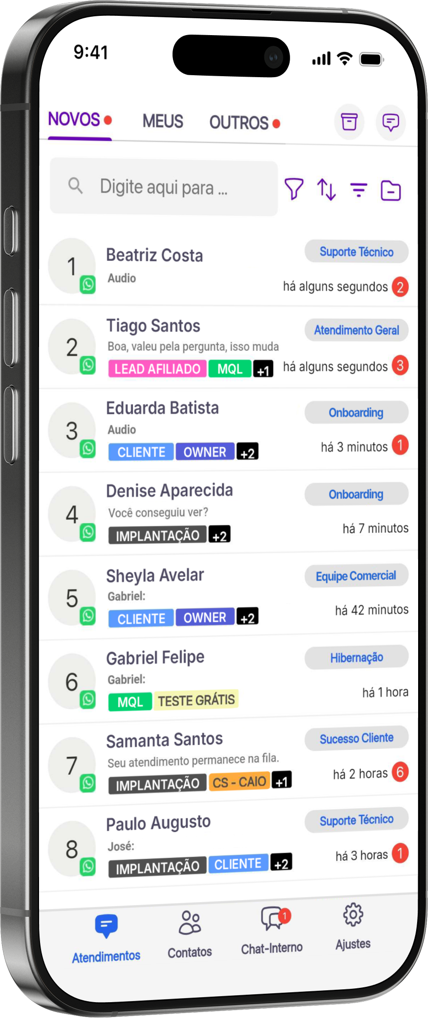 Aplicativo mobile do BypChat