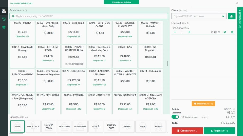 ELEVE - CAIXA - Venda com duas formas de pagamento – Central de